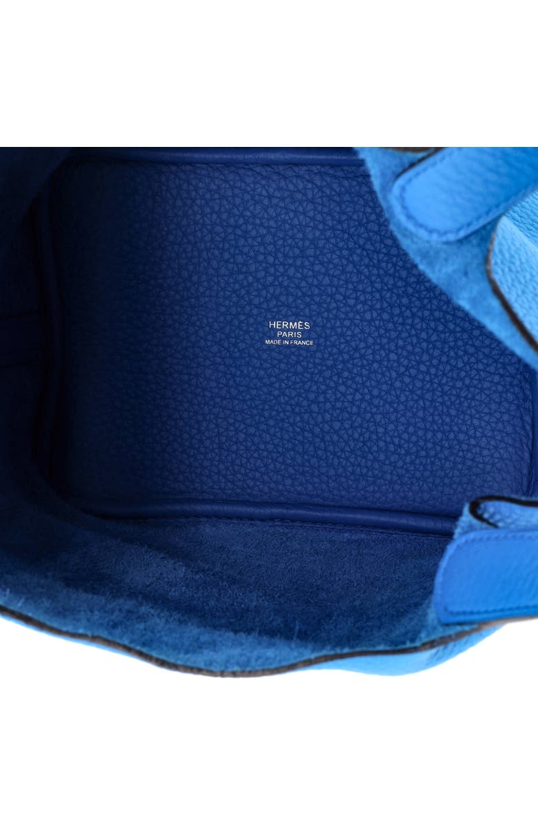 Pre-Owned Hermes Picotin Lock Bag Clemence PM, Alternate, color, Bleu Zanzibar