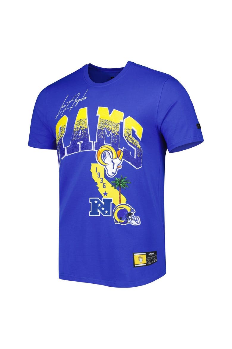 Men's Pro Standard Royal Los Angeles Rams Hometown Collection T-Shirt, Alternate, color, Royal
