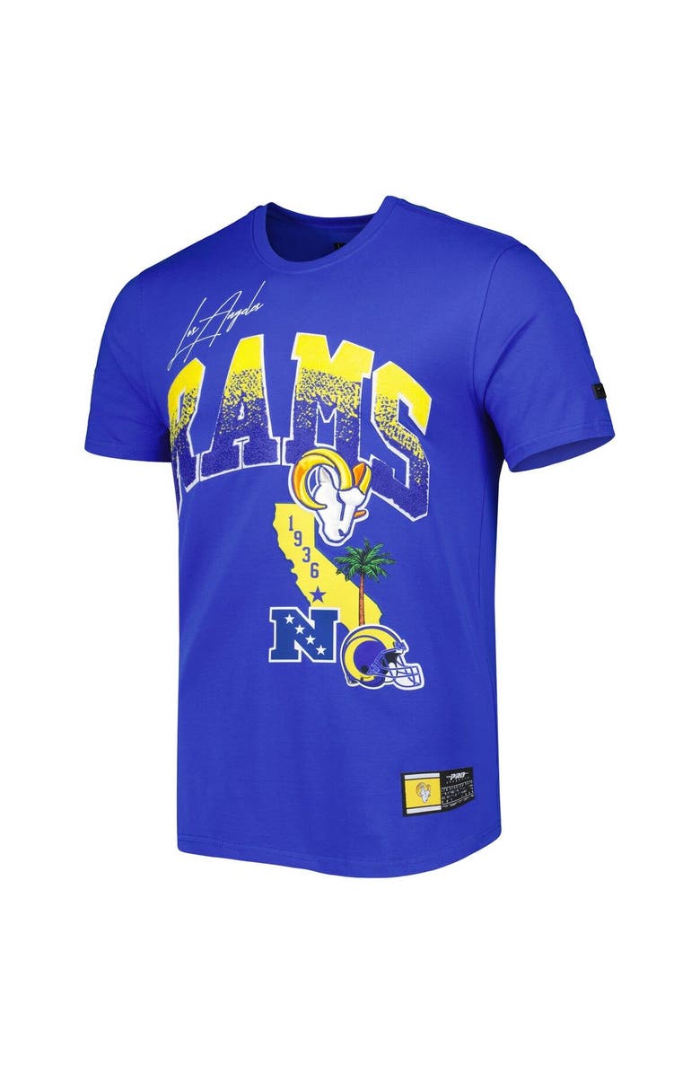 PRO STANDARD Men's Pro Standard Royal Los Angeles Rams Hometown Collection T-Shirt, Alternate, color, Royal