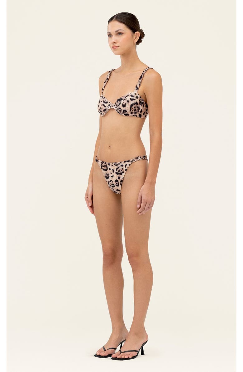 Agua by Agua Bendita Vera Jaguar Bikini bottom, Alternate, color, Multi