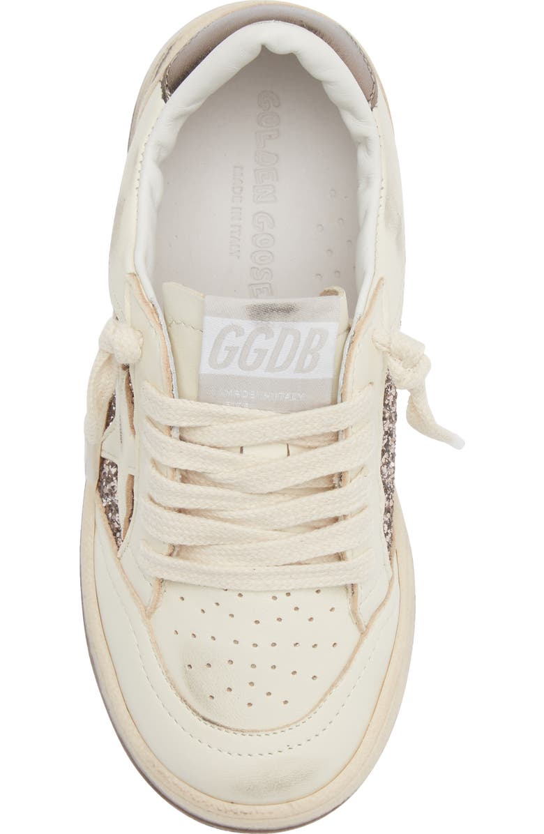 Golden Goose Kids' Ball Star Sneaker, Alternate, color, Taupe/ White