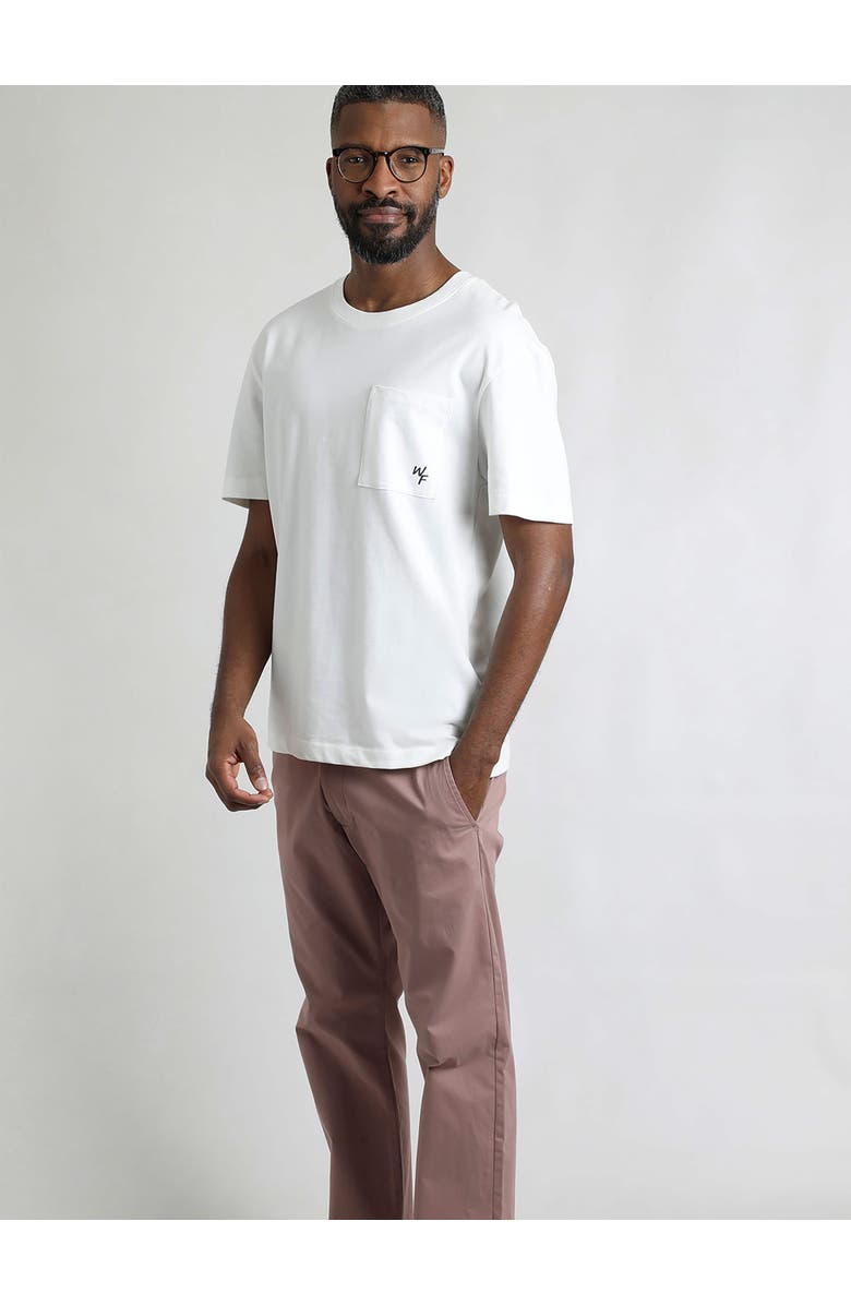 Weird Fish Keaton Super Soft Pocket T-Shirt, Alternate, color, Light Cream