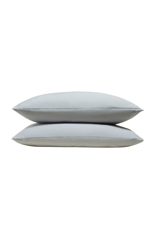 Italic Luxe Australian Sateen Pillowcase Set In Gray