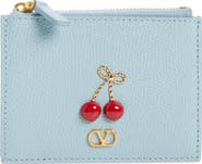 Valentino Garavani Cherryfic Leather Card Case