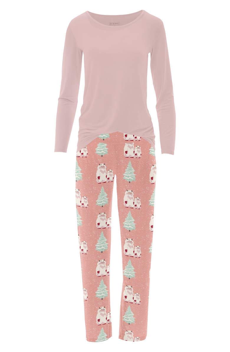 KicKee Pants Goosey Pajamas, Alternate, color, 