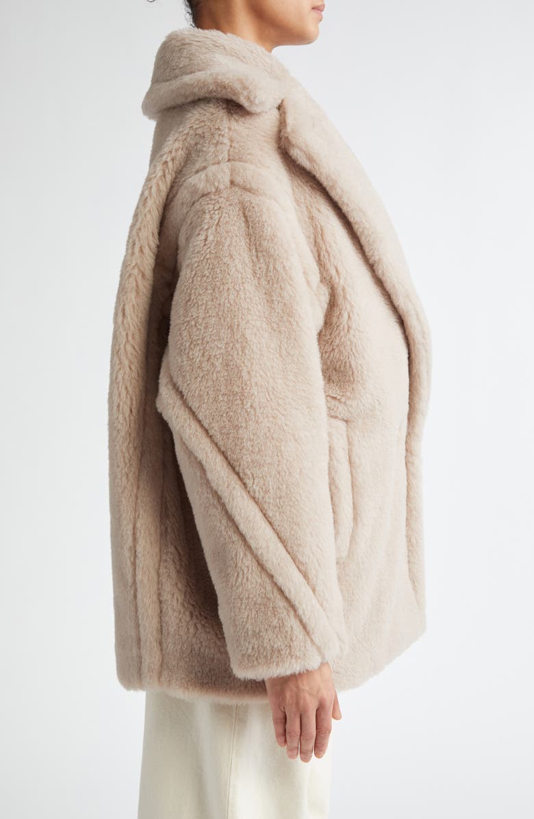Max Mara Olga Teddy Short Coat, Alternate, color, 