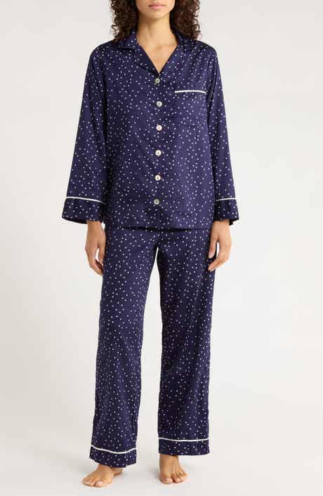 Papinelle Stars Print Cotton Sateen Pajamas