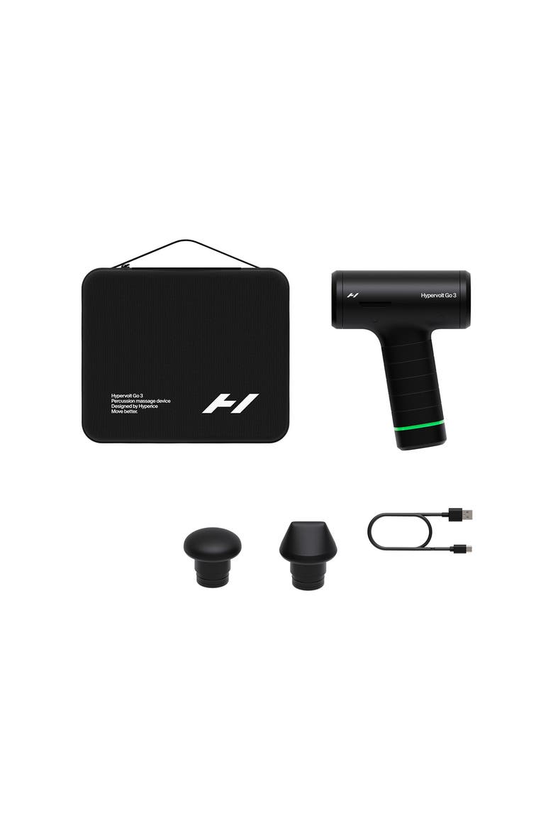 Hypervolt Go 3 Percussion Massage Device, Alternate, color, BLACK