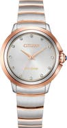 Citizen Ceci Diamond Accent Two-Tone Bracelet Watch, 32mm