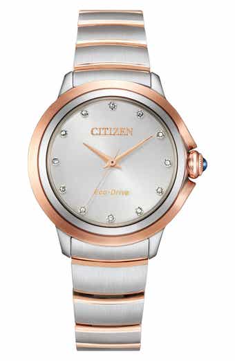 Citizen Ceci Diamond Accent Two-Tone Bracelet Watch, 32mm