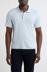 Vince Peach Cotton Jersey Polo Shirt