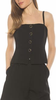Alexia Admor Amandine Vest Top