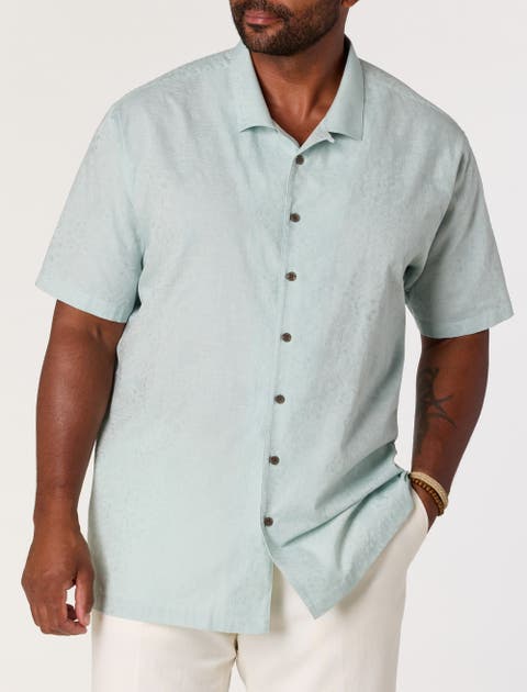 Big & Tall  Solid Camp Shirt