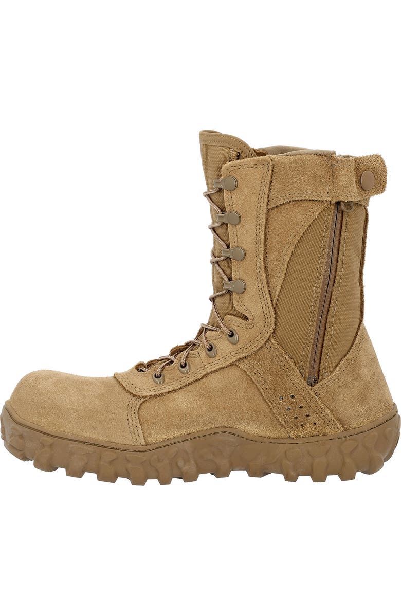 Rocky S2v Side Zip Composite Toe Tactical Military Boot, Alternate, color, Coyote Brown