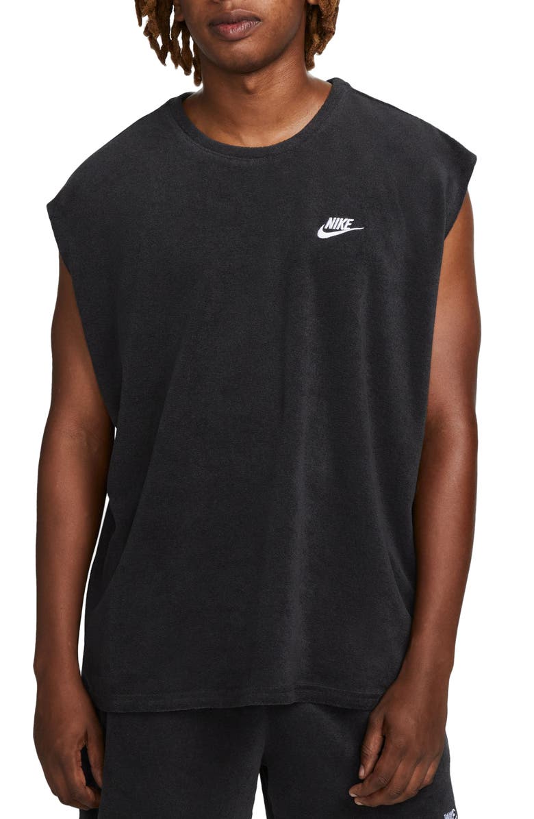 Nike Terry Logo Muscle Tee, Main, color,