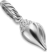 David Yurman Petite Pavhell Amulet in Sterling Silver with Diamonds