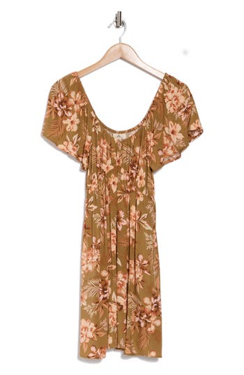 Rip Curl Desert Dreams Fluttery Sleeve Minidress
