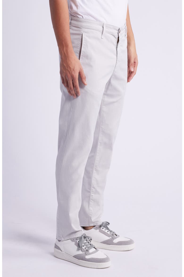 Kullen Flat Front Stretch Sateen Chinos, Alternate, color, MOSAIC GREY