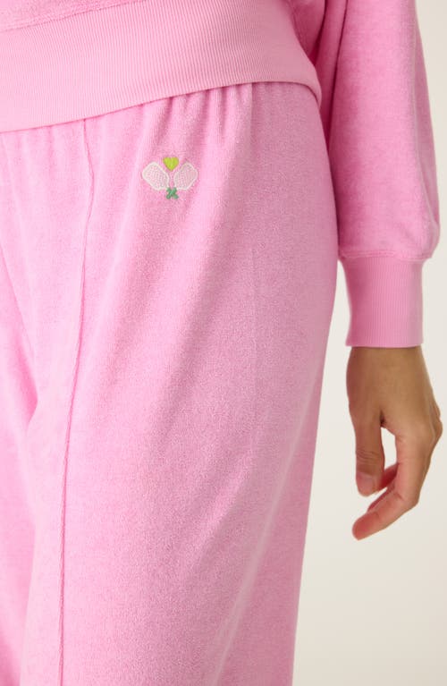 Pj Salvage French Terry Pajamas In Bubblegum