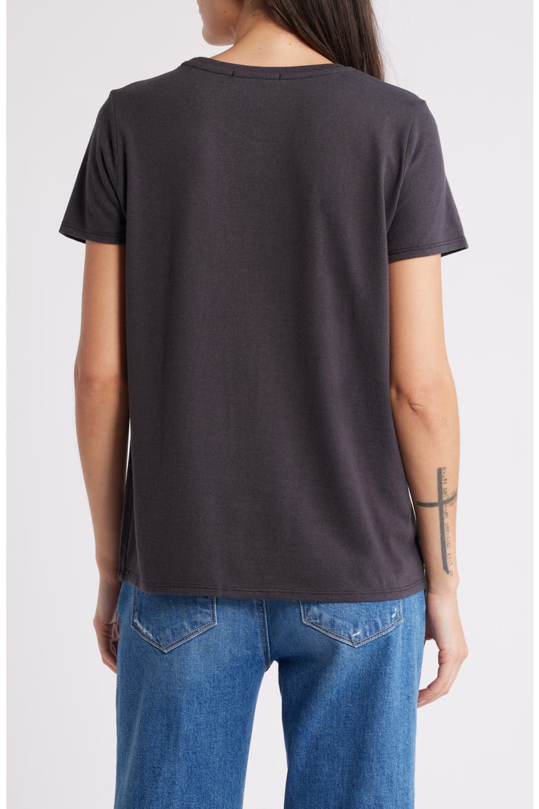 Re-Spun Signature Crewneck T-Shirt, Alternate, color, BLACK