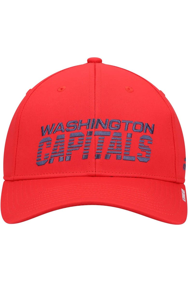 Men's adidas Red Washington Capitals 2021 Locker Room AEROREADY Flex Hat, Alternate, color, Red
