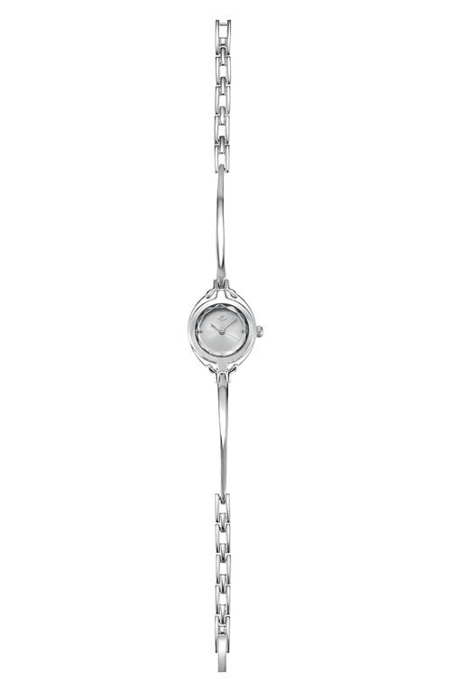 Ettika Dainty Bangle Bracelet Watch In Silver