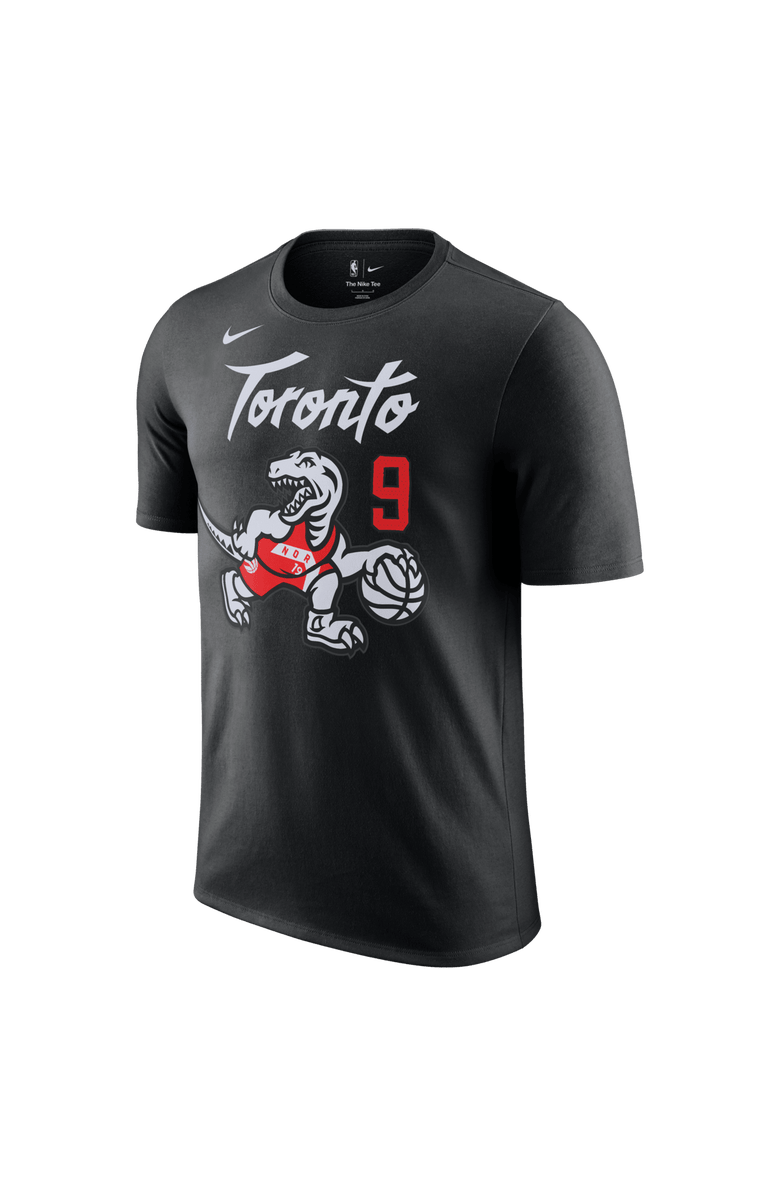 Nike Unisex Nike RJ Barrett Black Toronto Raptors 2025/26 City Edition Name & Number T-Shirt, Alternate, color, Black