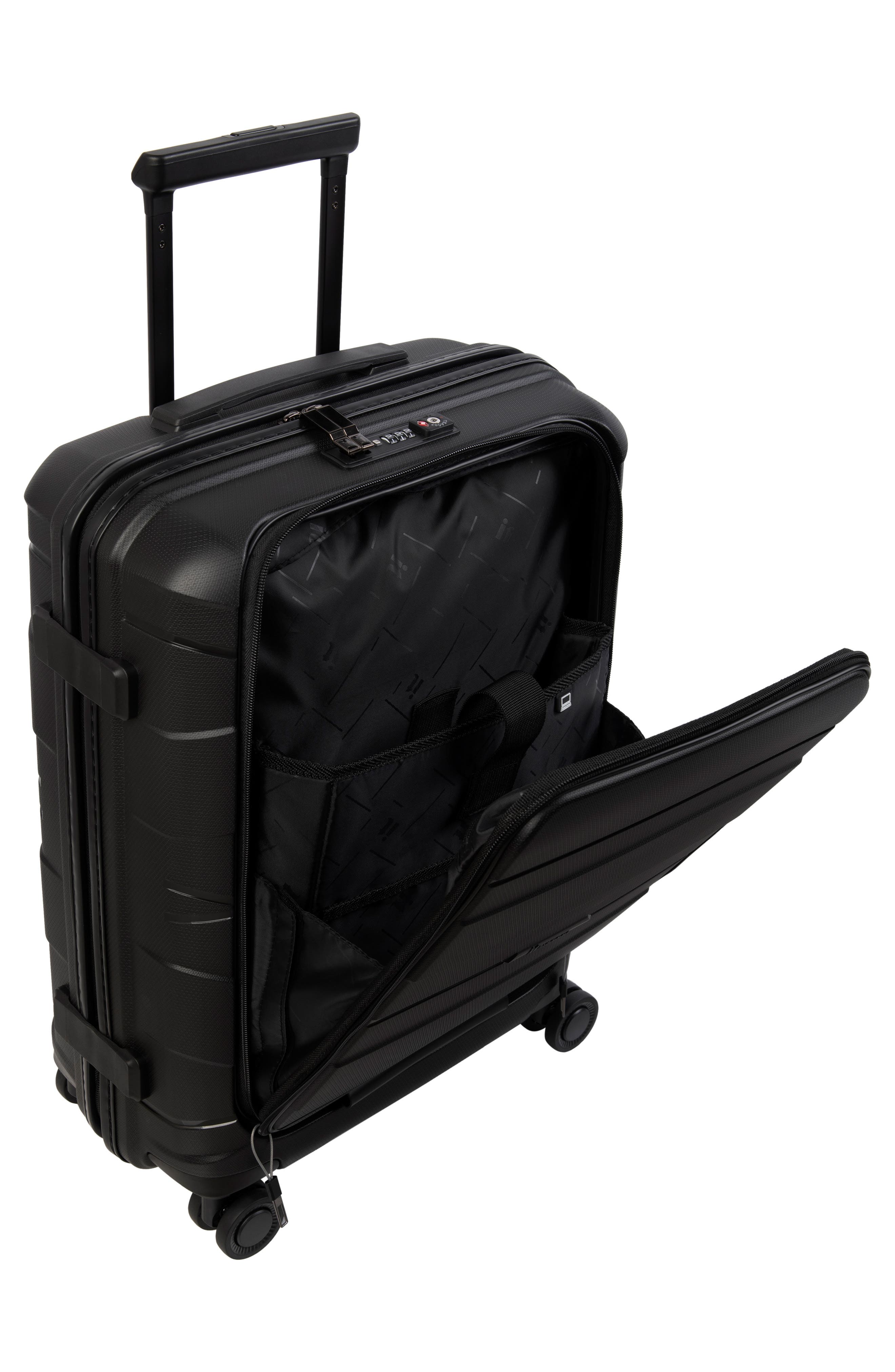 IT LUGGAGE Momentous 26" Hardside Spinner Suitcase, Alternate, color, Black