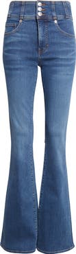Veronica Beard Beverly High Waist Skinny Flare Jeans