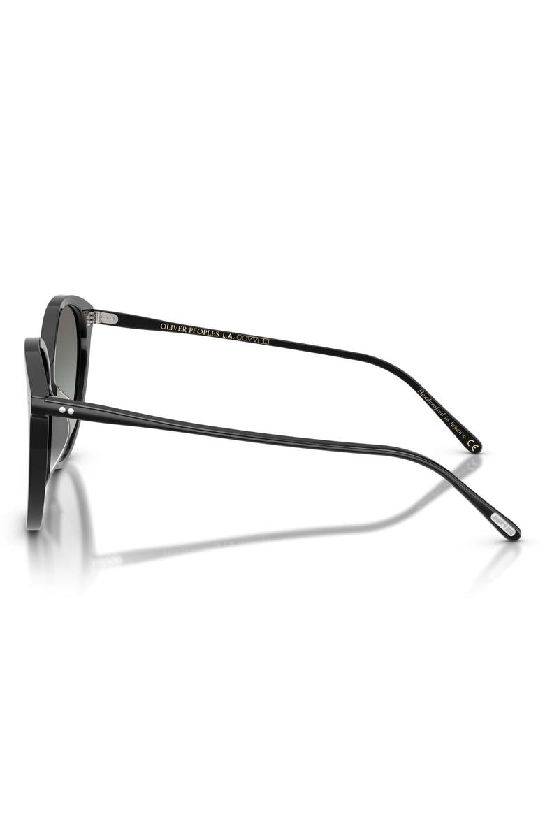 Oliver Peoples Soleau 60mm Butterfly Sunglasses, Alternate, color, Black / Grey Gradient