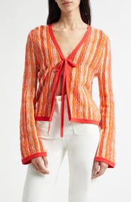 Ramy Brook Daniela Stripe Cardigan