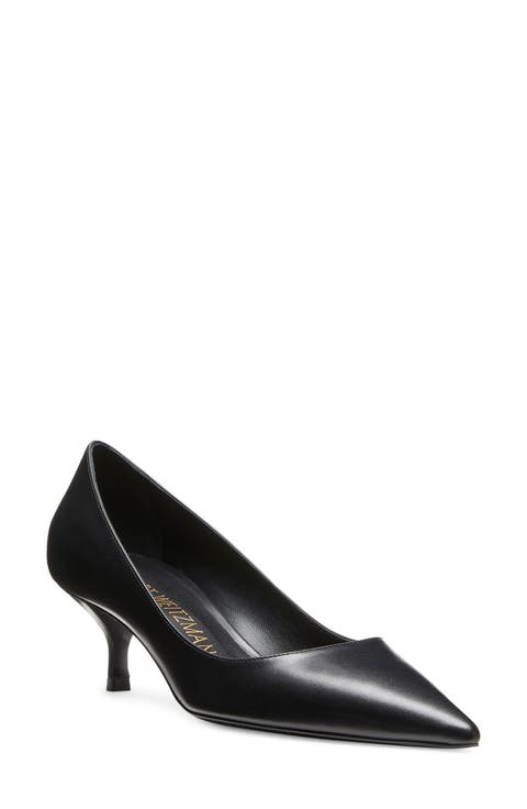 Stuart Kitten Heel Pump