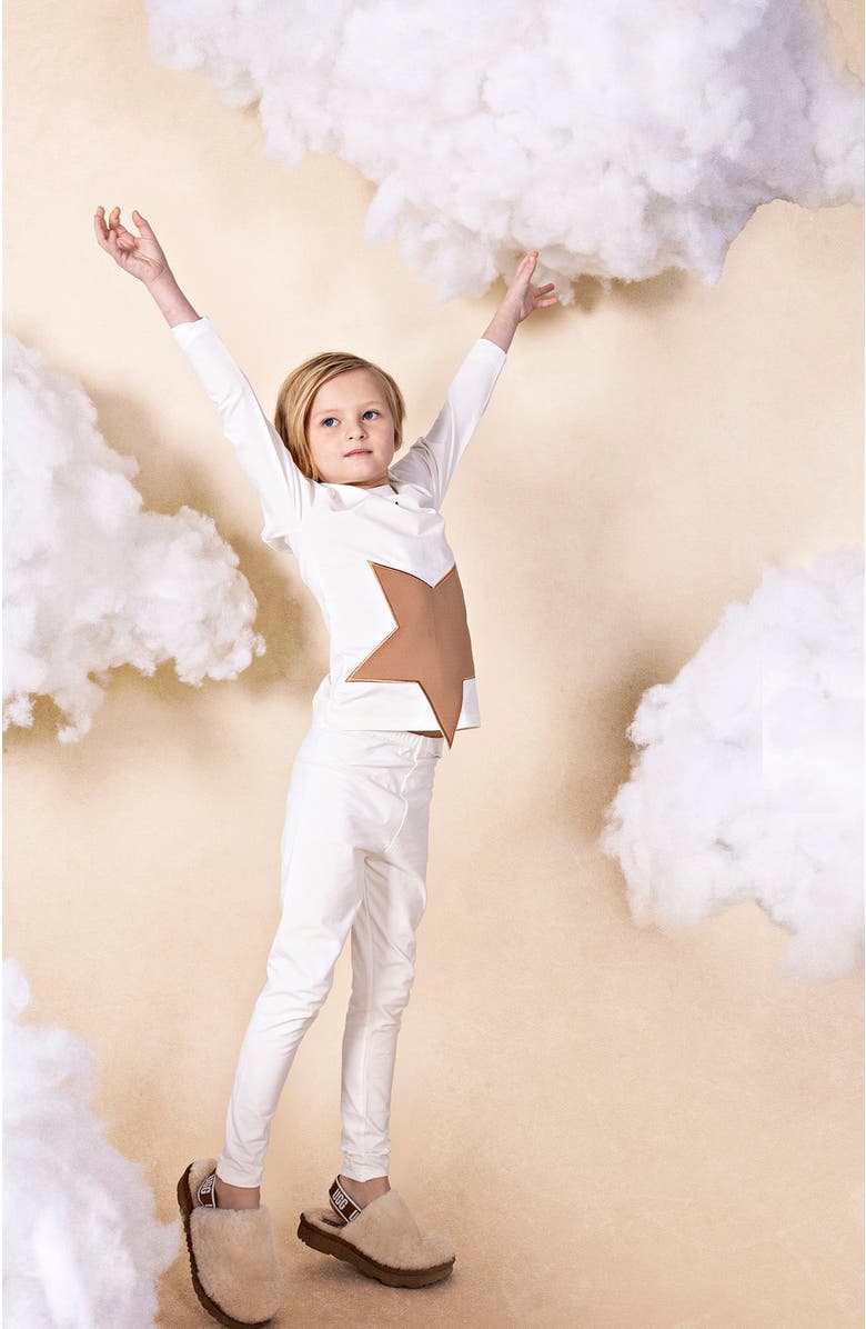 NoggiWear Puffy Star Loungewear, Alternate, color, Tan