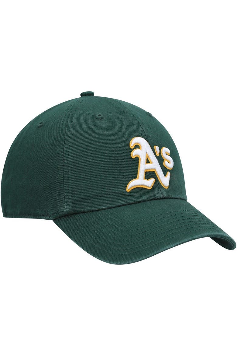 Men's '47 Green Oakland Athletics Clean Up Adjustable Hat, Alternate, color, Green