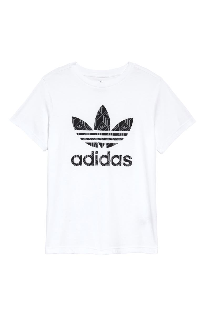 adidas Originals adidas Trefoil Graphic Tee, Main, color, 