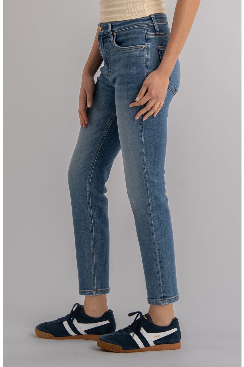 Rachael Fab Ab High Waist Crop Mom Jeans, Alternate, color, RESPOND