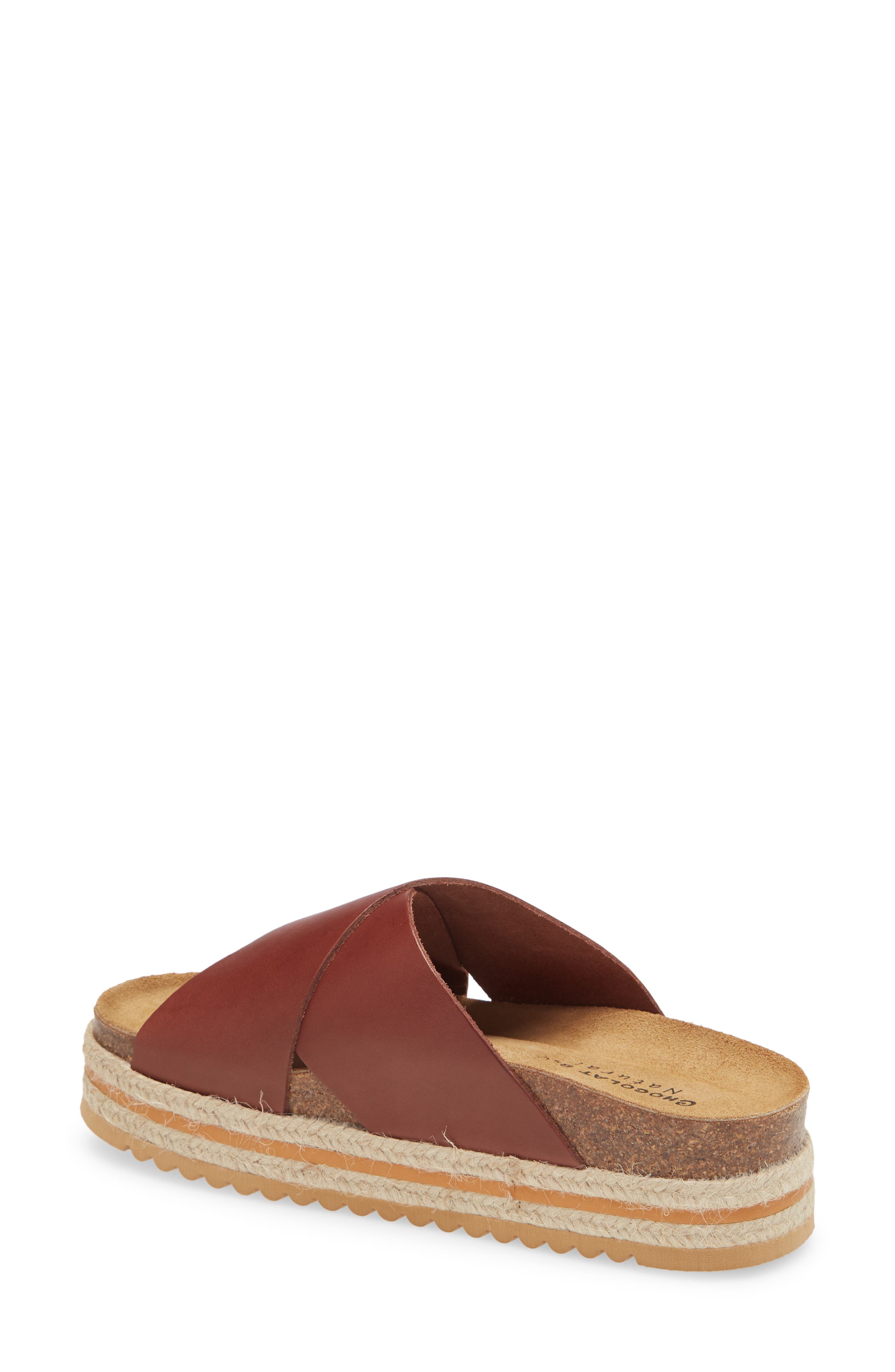 Chocolat Blu e Lina Platform Slide Sandal, Alternate, color, 