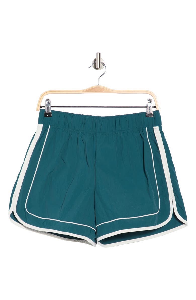 Wildfox Jesse Track Shorts, Main, color, Deep Teal