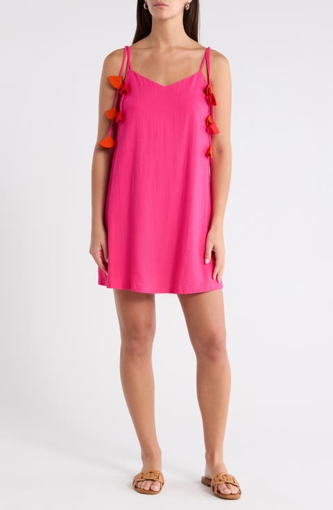 Karine Tassel Strap Minidress