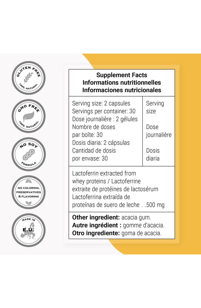 SuperSmart Lactoferrin Supplement, Alternate, color,