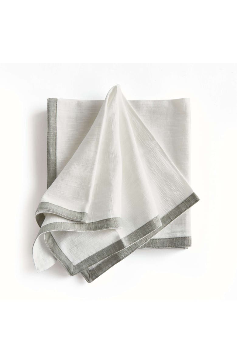 Napa Home & Garden Quinn Dinner Napkins Set Of 4, Main, color, Blue