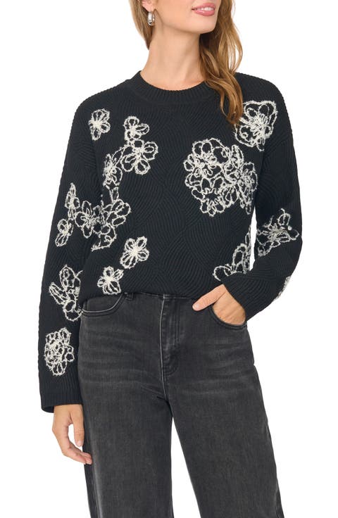 Embroidered Crewneck Sweater