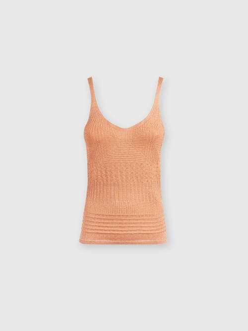 MISSONI MISSONI LAMÉ MULTI-PROCESSING VISCOSE TANK TOP 