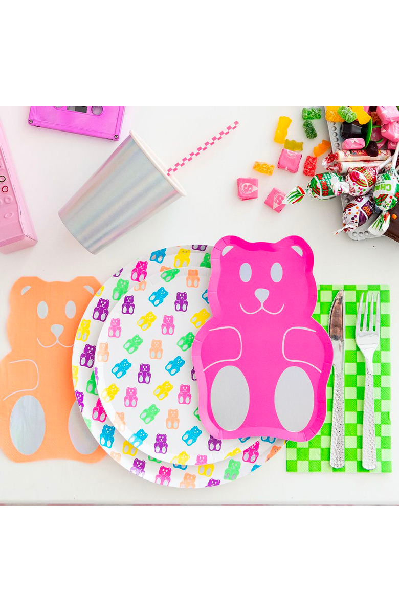 Jollity & Co Gummy Bears  Dessert Plates, Alternate, color, Assorted Pre-Pack