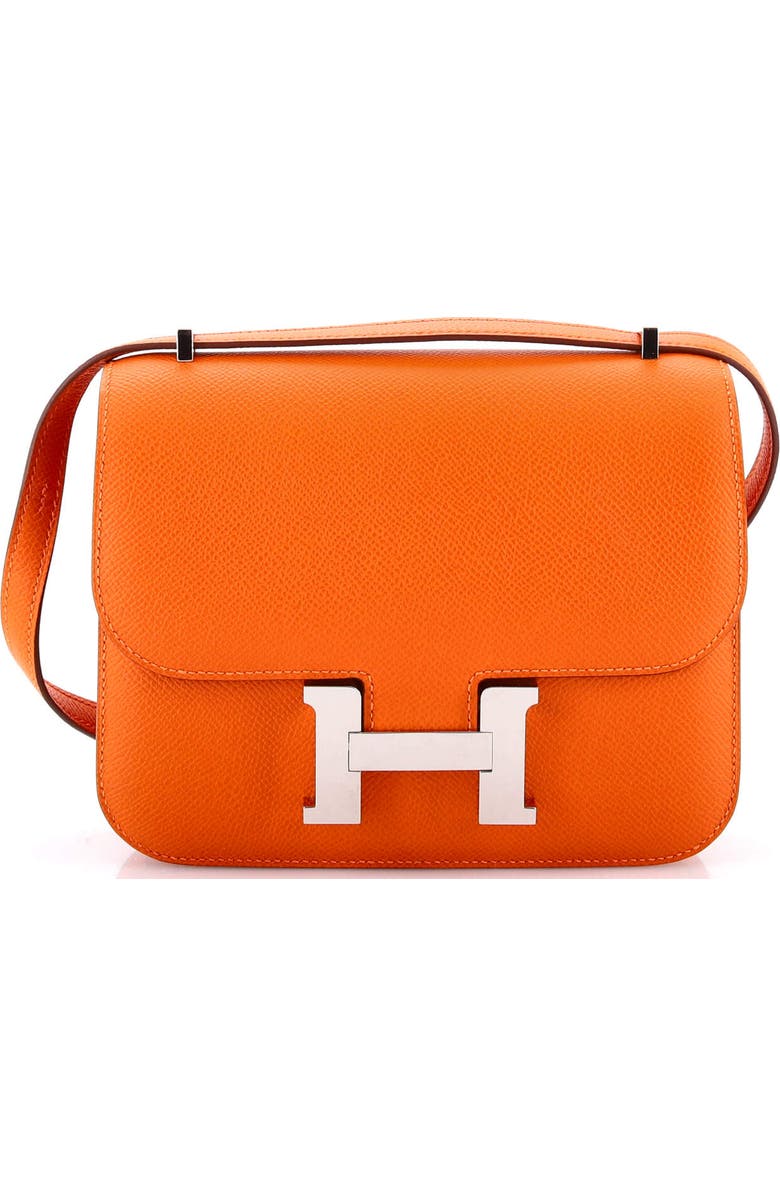Pre-Owned Hermes Constance NM Bag Epsom 18, Main, color, Orange H