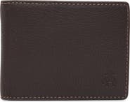 Brooks Brothers Brower Bifold Pebbled Leather Wallet