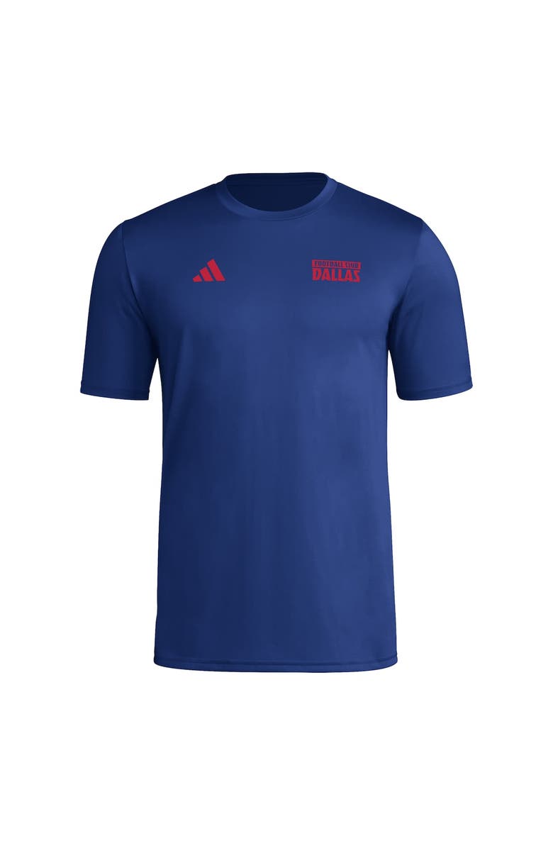 adidas Men's adidas Blue FC Dallas Local Wrap T-Shirt, Alternate, color, Blue
