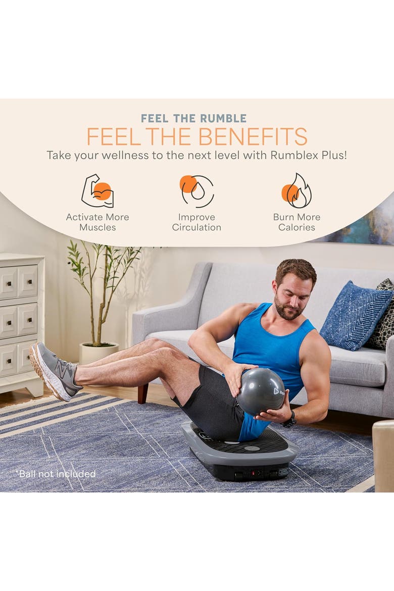 Lifepro Rumblex Plus 4D Vibration Plate Machine Exercise Machine with ...