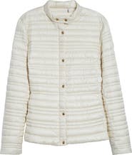 Moncler Cataire Stripe Quilted Down Puffer Jacket