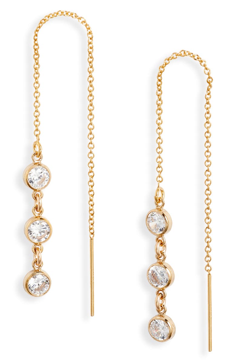 Set & Stones Lily Threader Earrings, Main, color,